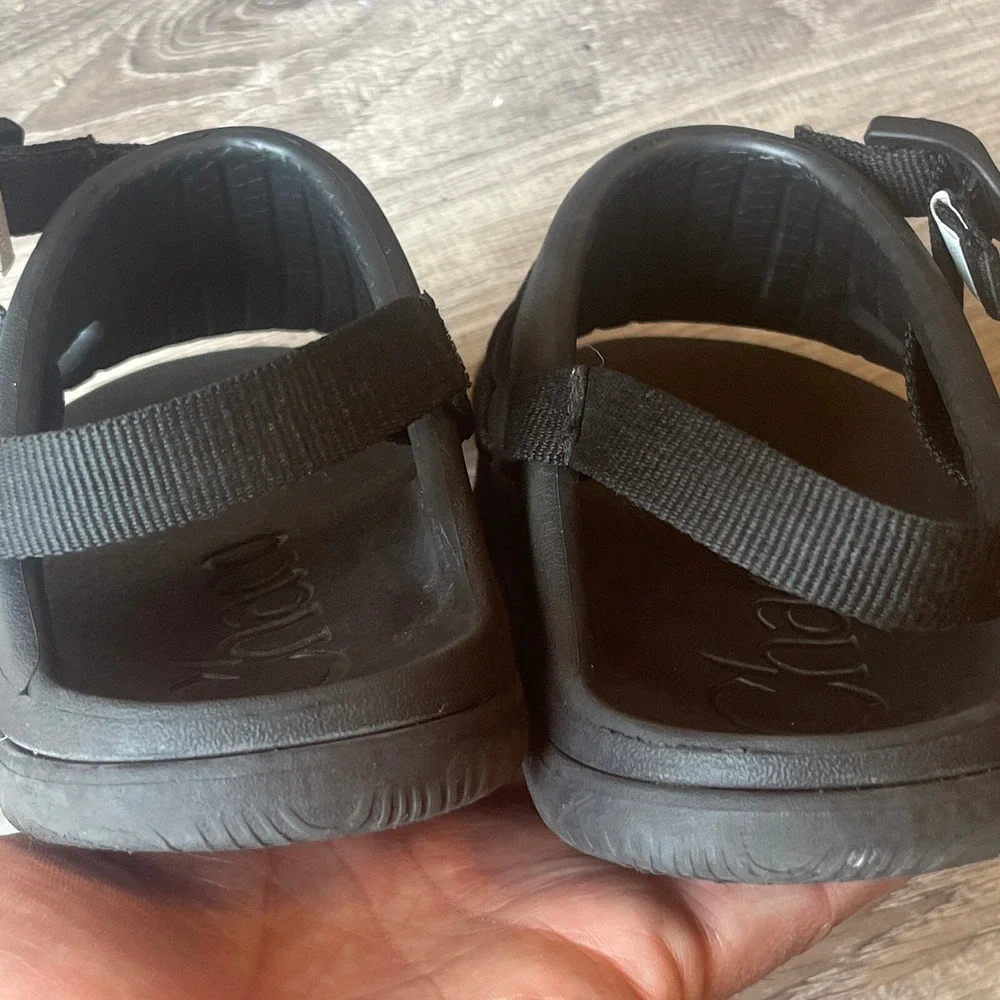 Chaco Chillos‎ EVA Sport Sandals Black Straps Child 4 UK 3 EU 35